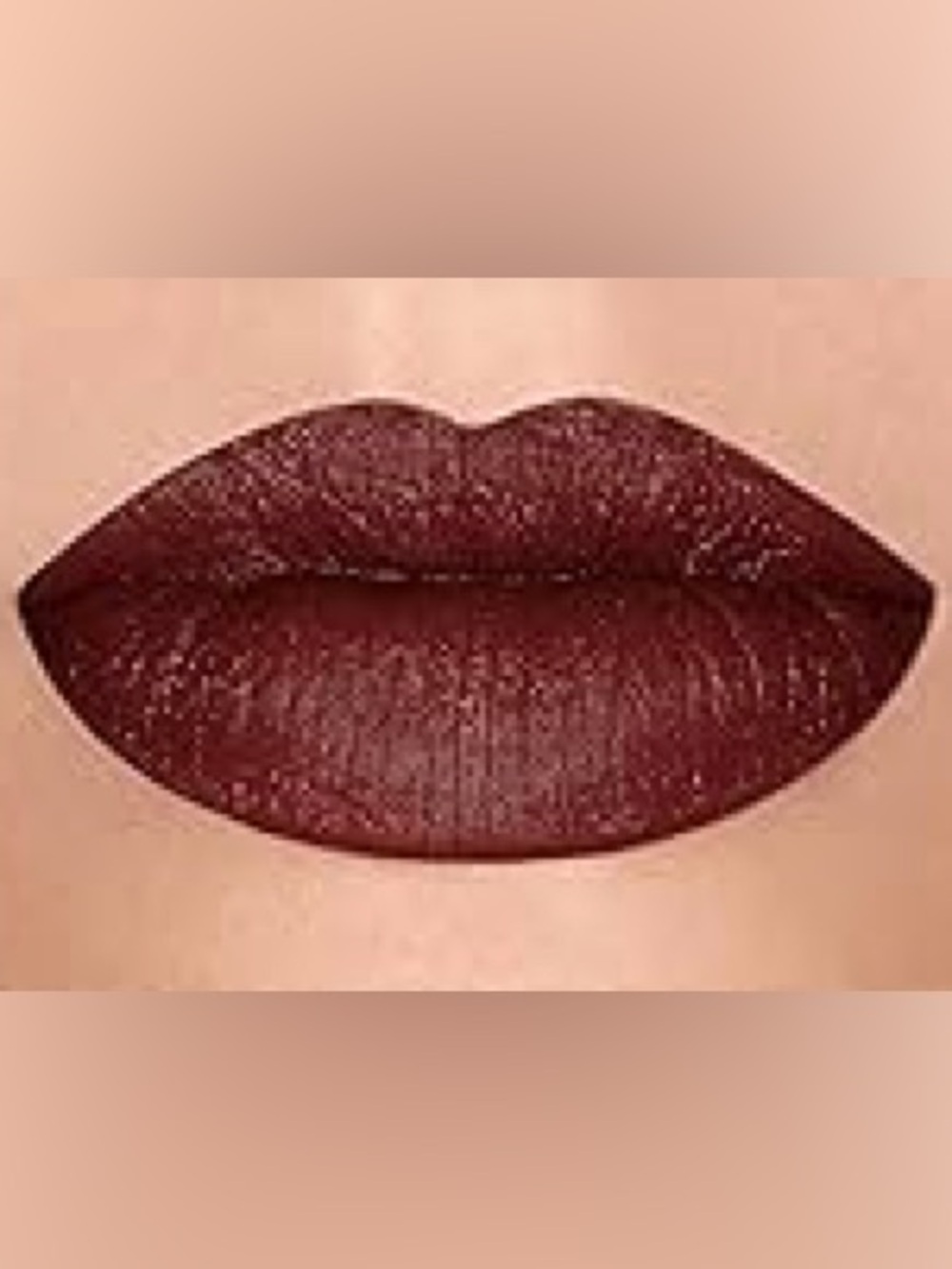 NYX powder puff smooth Liquid Lipstick in deep wine red -pop quiz